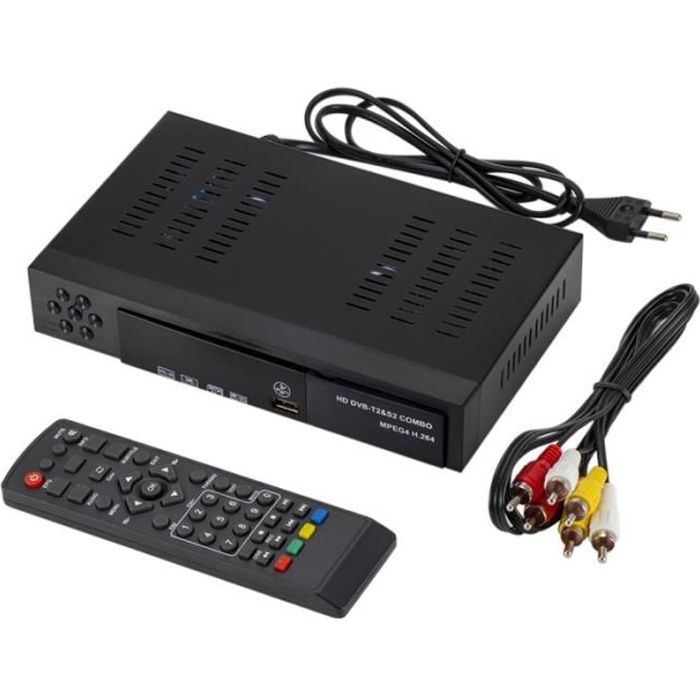 1 Pc TV Box Prime Digital Professional DVB-S2 DVB-T2 Tuner Set pour recevoir le PASSERELLE MULTIMEDIA - LECTEUR MULTIMEDIA