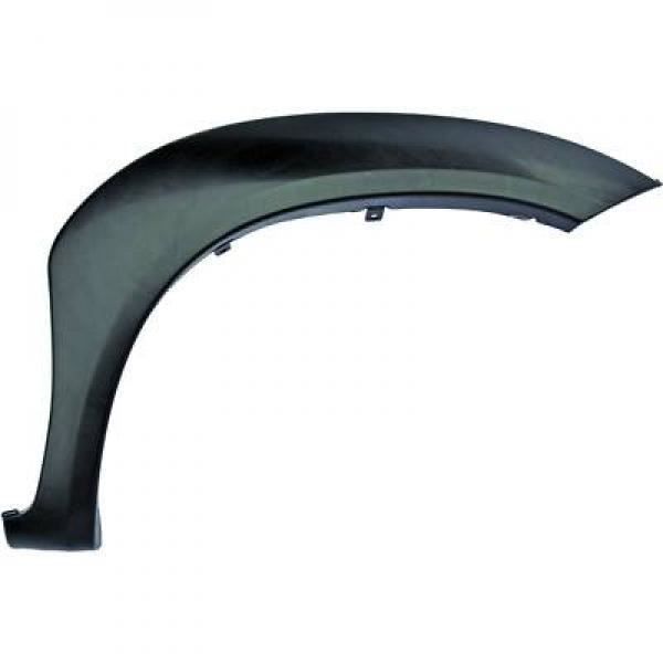 Doublure d'aile avant droite noir TOYOTA HILUX de 05 à 11 - OEM : 53847-0K904