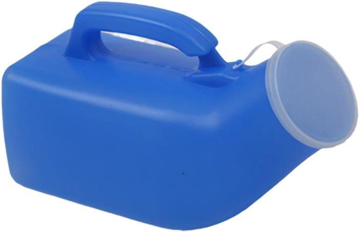 Urinoir Portable Homme 1000 Ml - Avec Couvercle Phosphorescent, Anti-fuite - Pour Voyage, Camping, Lit (personnes âgées) - 5