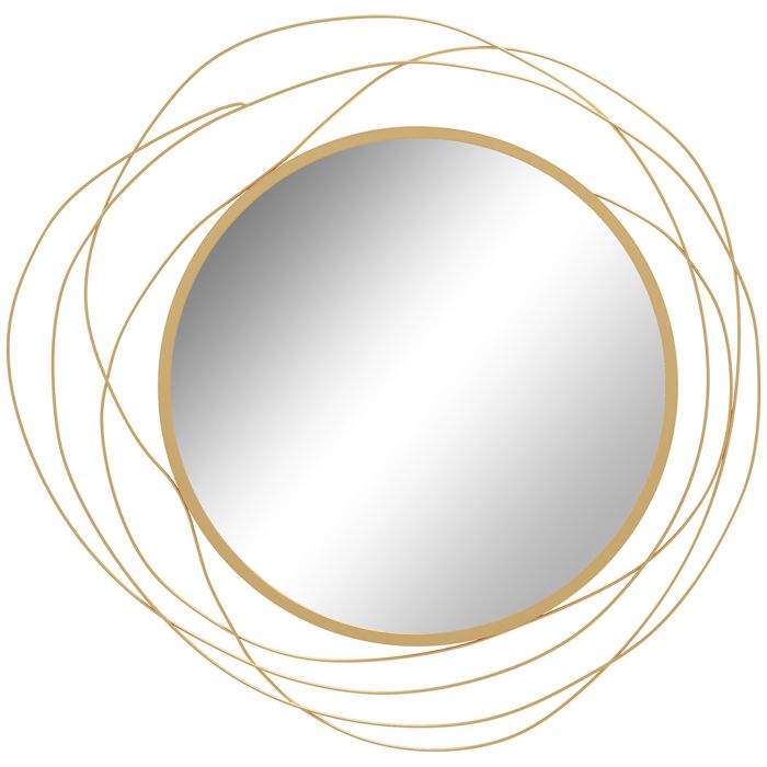 Stonebriar Miroir Mural Décoratif Ovale En Corde Avec Boucle De Suspension
