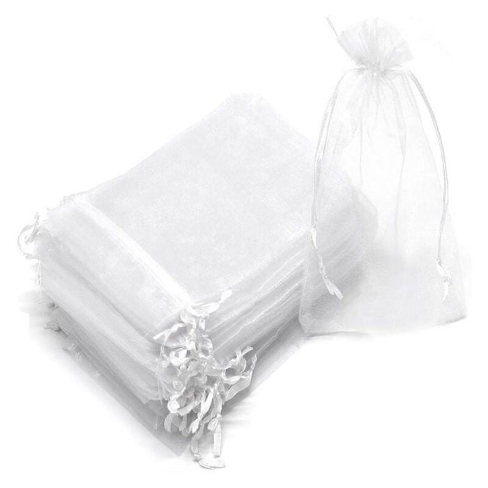 Lot De 50 Sacs De Protection Réutilisables Pour Arbres Fruitiers - Filet En Nylon Avec Cordon De Serrage, 30x20 Cm, Anti-insectes Et Oiseaux