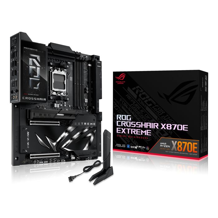 ASUS ROG CROSSHAIR X870E EXTREME Carte mère ATX Socket AM5 AMD X870E Chipset USB4 USB C 3.2 Gen2 USB 3.2 Gen 2 USB C 3.2 Gen 2x2 USB 3.2 Gen 1 Wi Fi 7 Bluetooth 5 Gigabit... - vue 5