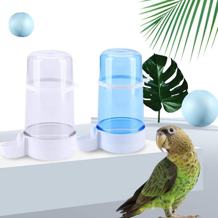 Comparer les prix de Lot de 2 abreuvoirs automatiques pour oiseaux - 450 ml - Convient pour lalimentation