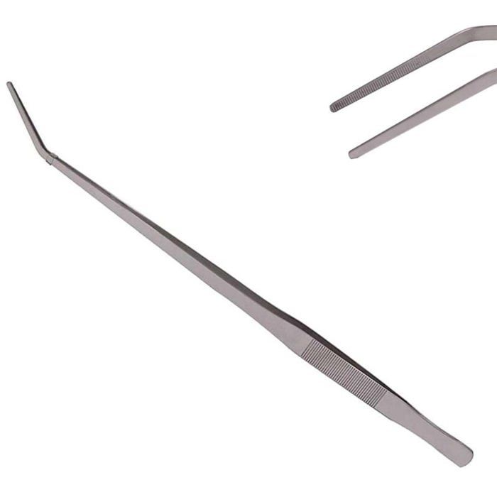 Meilleurs prix pour Pince à épiler extra longue en acier inoxydable de 189 pouces pour aquarium reptiles serpents lézard python