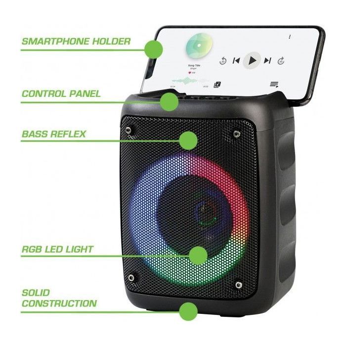 Rebeltec - Stage 180 - Haut-parleur noir (RBLGLO00046)