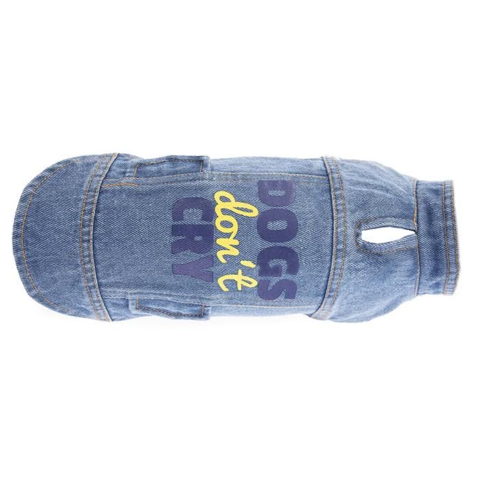 Manteau pour chien Martin Sellier Dogs dont cry - bleu - Bleu - 25 cm Manteau pour chien Martin Sellier Dogs dont cry - bleu - Bleu - 25 cm