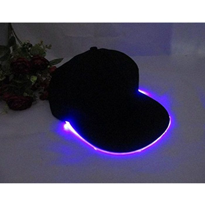 ARAMOX Chapeau de pêche unisexe à lumières LED Chapeau de pêche unisexe avec lumières LED chapeau Cool pour linge lampe Plastique