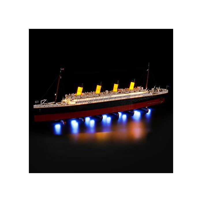 Kit déclairage LED - GENERIQUE - Lego 10294 (Titanic) - Compatible LEGO - Installation facile - Sans piles