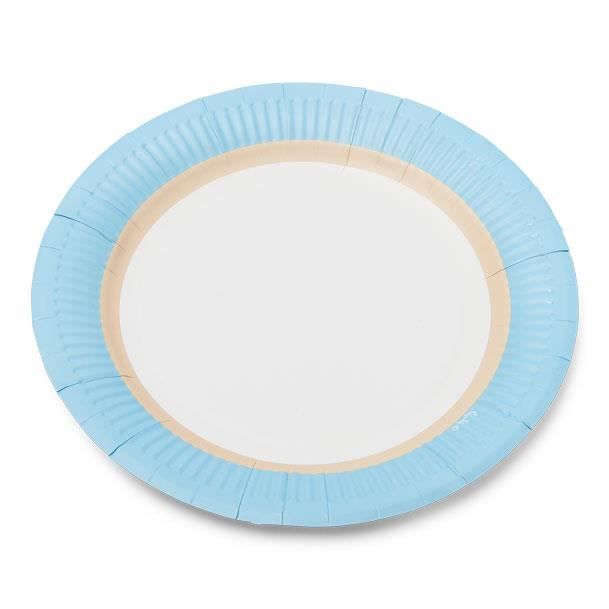 Lot De 10 Assiettes Jetables En Carton Blanc Pour Enfants, Crèche