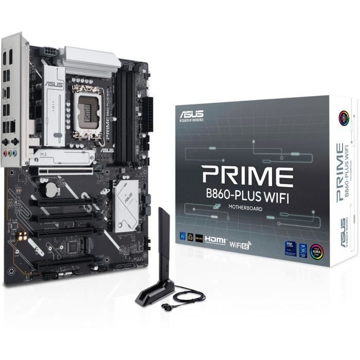 Carte mère - ASUS - PRIME B860-PLUS WIFI - Intel B860 LGA 1851 (Socket V1) ATX