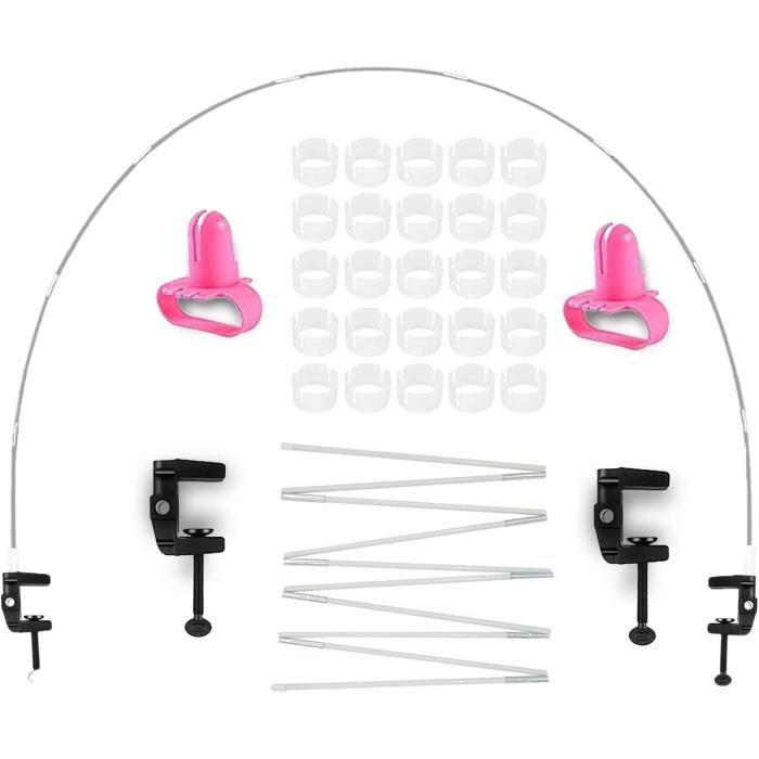 Chaussons De Ballet Wear Moi CERES - Rose Foncé, Semelle Fendue, En Lin, Pour Danseuses Débutantes Ou Confirmées