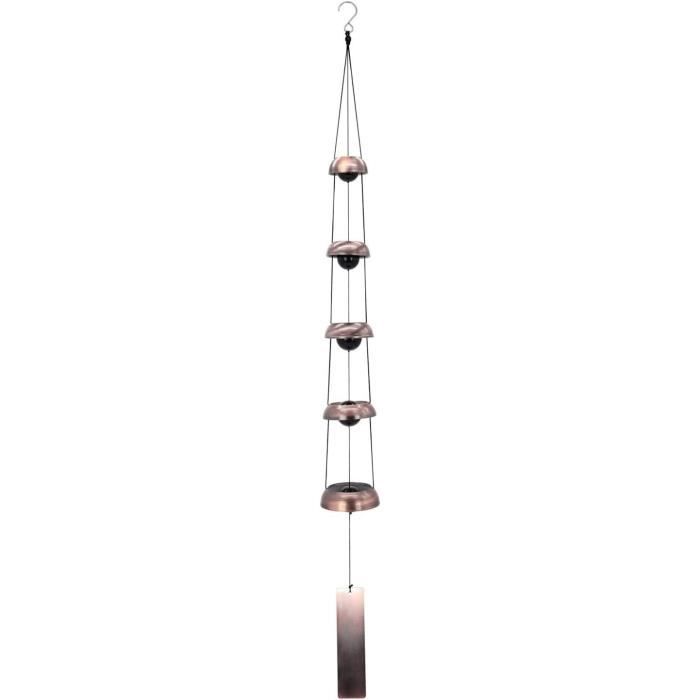Carillon à Vent Rétro En Fer Forgé - Décoration élégante Pour Balcon, Jardin Ou Intérieur - Effet Apaisant Et Musical