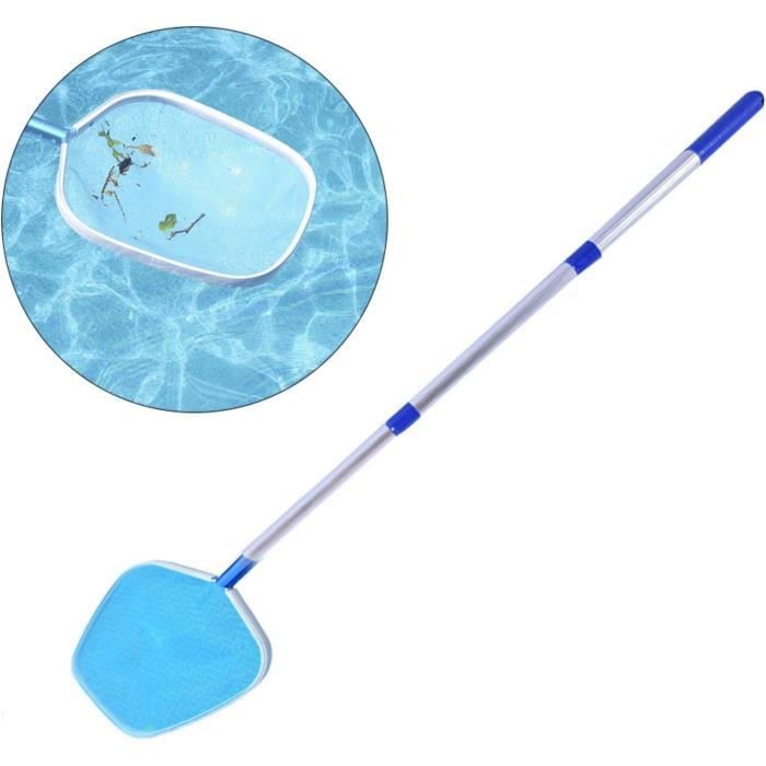 Épuisettes De Surface Pour Piscine, Ramassage Des Feuilles De Surface Filet De Nettoyage Pool Net Leaf Skimmer Epuisette De Fond De Grand Capacite Pour Votre Piscine