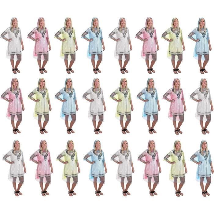 Poncho Pluie Pas Cher Poncho De Pluie Antfly Unisexe - EVA Imperméable - 130x100cm - Réutilisable - Poche Incluse Poncho Réutilisable EVA