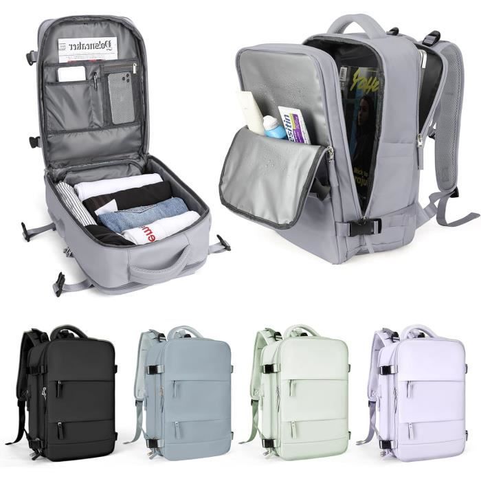Sac à Dos Cabine Ryanair 40x20x25 – Bagage Main Sous-Siège Pour Voyage