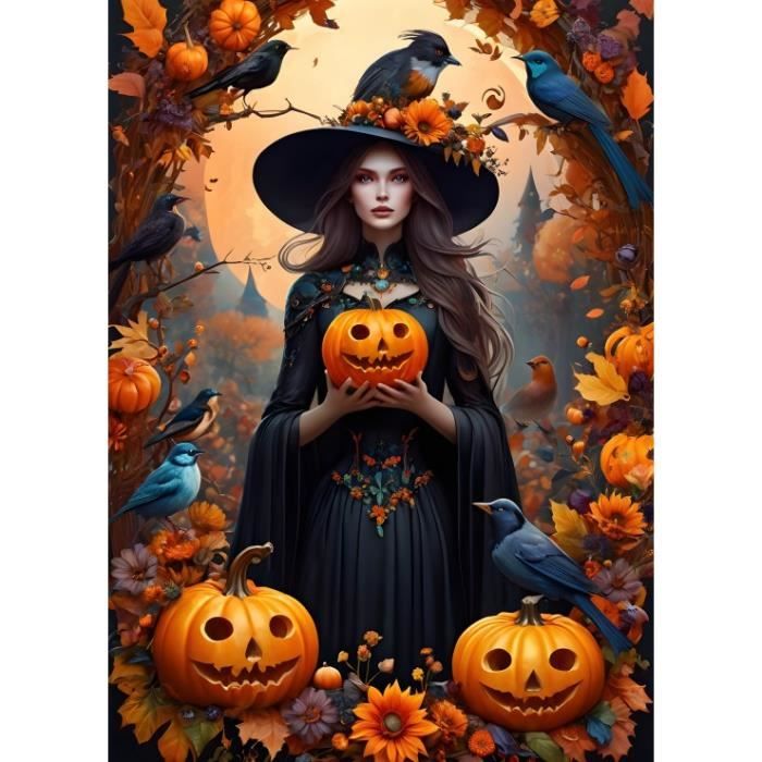 Puzzle - Bluebird - Halloween Witch - 500 pièces - Thème Fantastique - Pour Enfants