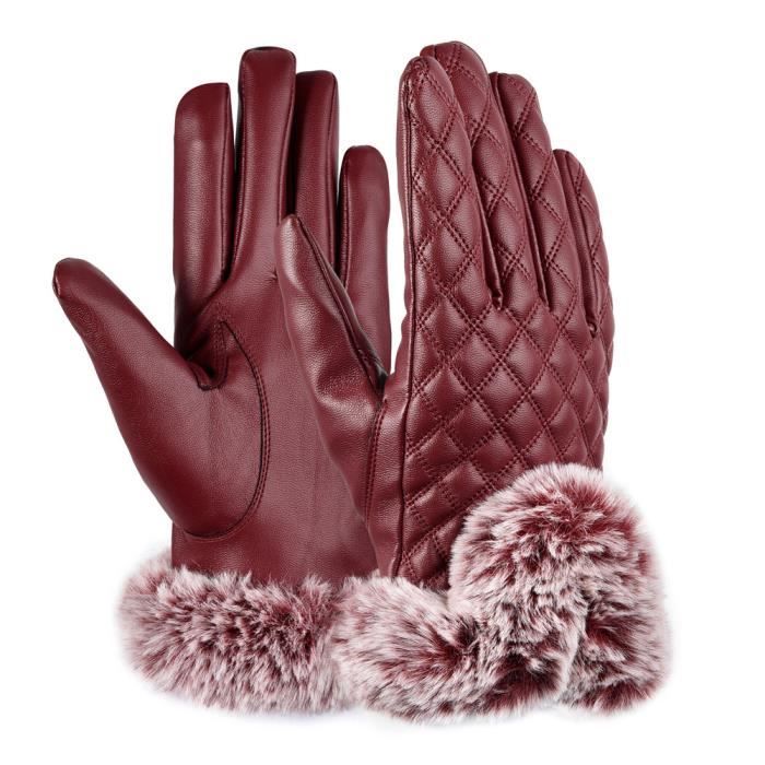 Hiver Chaud Bonnet Pompon Pour Femmes - Écharpe Gants Tactiles Ensemble Tricot Avec Doublure Polaire Thermique Cadeaux Hiver Chaud Bonnet Pompon Pour Femmes - Écharpe Gants Tactiles Ensemble Tricot Avec Doublure Polaire Thermique Cadeaux