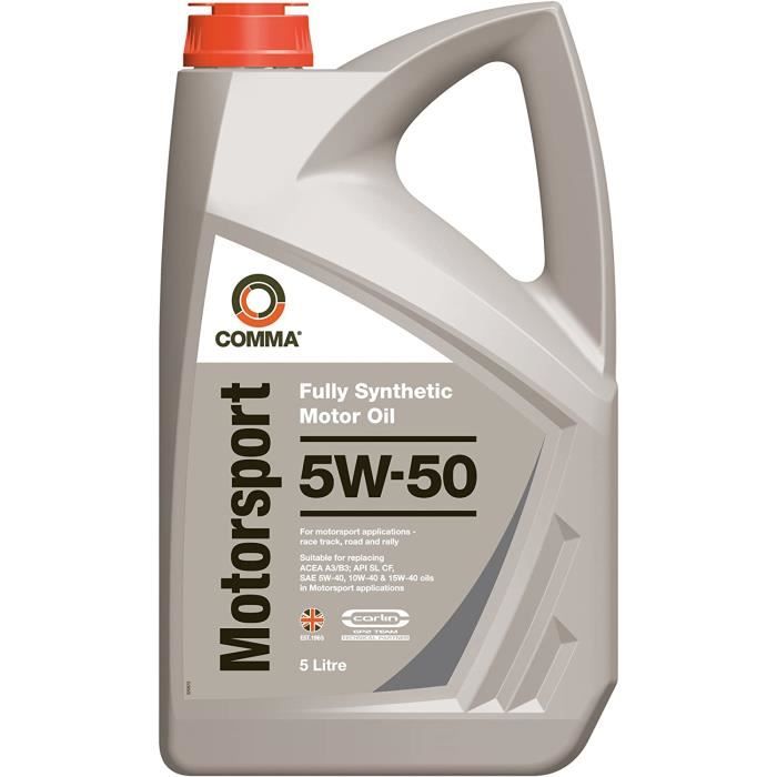 MS5L Huile Moteur synthétique Motorsport 5W50 5 l[410] - Cdiscount Auto