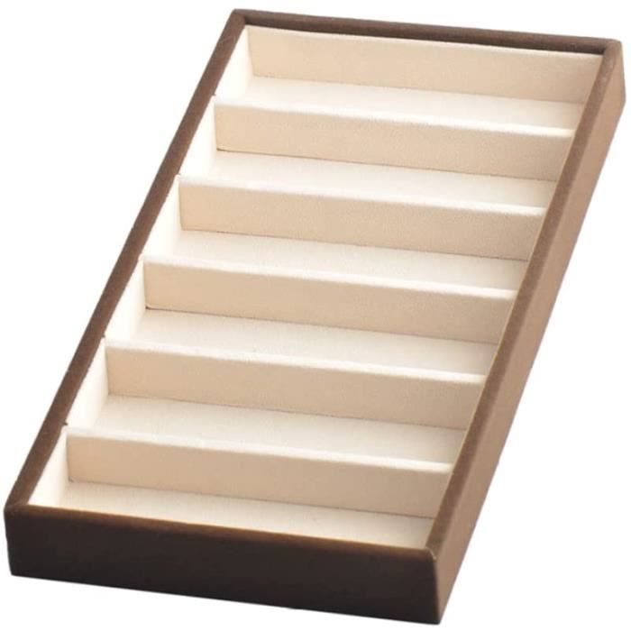 LIBOLXSP Boîte à Bijoux En Bois Massif Pour Plusieurs Bagues