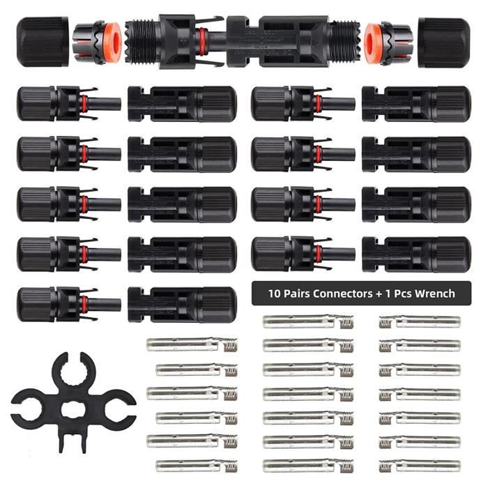 Lot De 10 Paires De Connecteurs Mâles Et Femelles JST à 2 Broches Avec Cable De 10 Cm 210672002