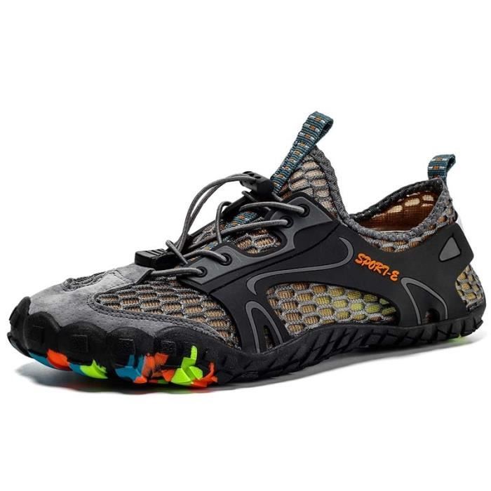ATHMILE Chaussures aquatiques pour homme et femme, séchage rapide, pieds nus, pour l'extérieur, la plage, la natation, le surf, le yoga