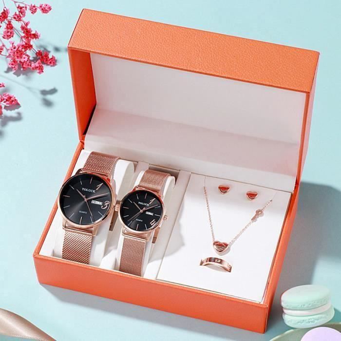 Cadeau Montre Couple Femme Homme Cadeau Original Noel Anniversaire Saint Valentin Souvenir Cdiscount Au Quotidien