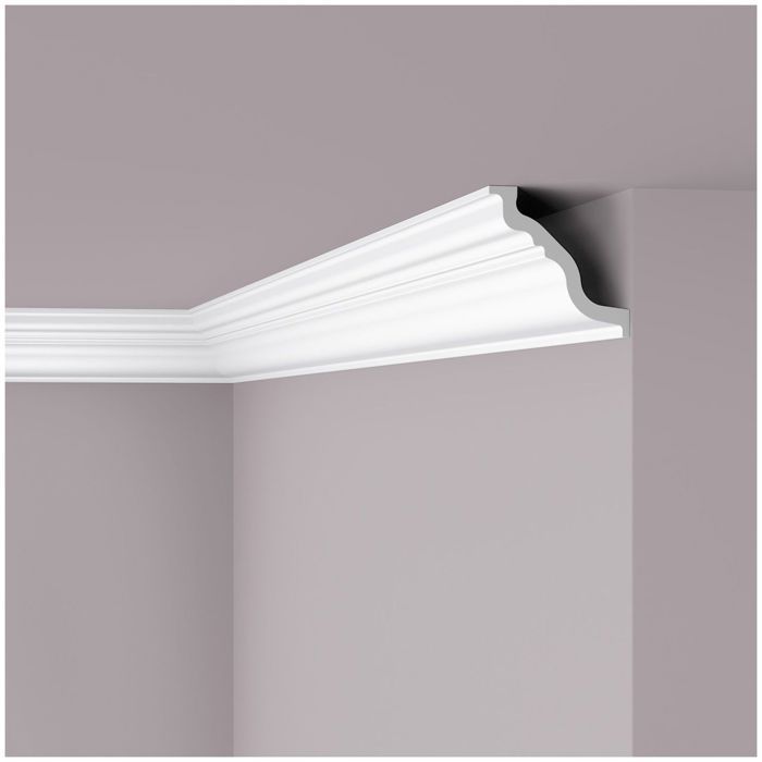 Baguette Corniche Nomastyl 49x42 Mm – 20 Mètres De Moulure Stuc Moderne Et Résistante à L'humidité