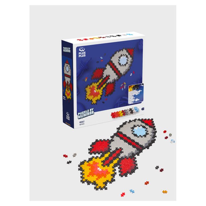 Plus-Plus Puzzle Par Numéro – Cornets De Glace, 250 Pièces – Dès 5 Ans