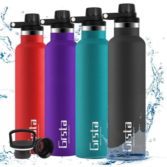 Grsta Water Bottle - Drinking Bottle 1.5 Litre - Drinking Bottle With Straw BPA Free Drinking Bottle For Sports, Water Bottle, Carbonation, Suitable For Fitness, Gym, Bicycle, Camping And School