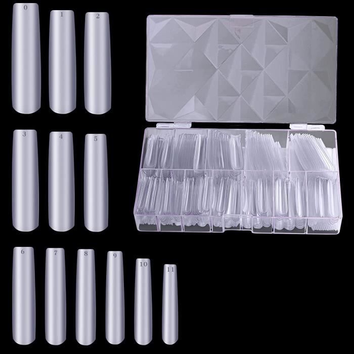 Autocollants Clavier Pour Ongles Longs - 24 Pièces Avec Motifs Tête De Chat - Transparents, Surélevés