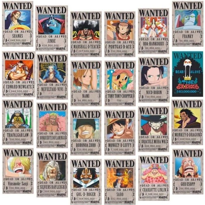 Affiche Ruggito One Piece Wanted Posters 285 Cm Times 195 Cm Nouvelle Eacutedition Affiche Papier Kraft Luffy 15 Milliard Lot De 3 Cdiscount Maison
