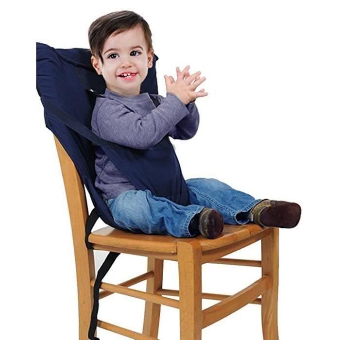 Tissu De Voyage Portable Chaise Haute Siege D Appoint Pour Bebes Infant Bleu Marin Cdiscount Puericulture Eveil Bebe