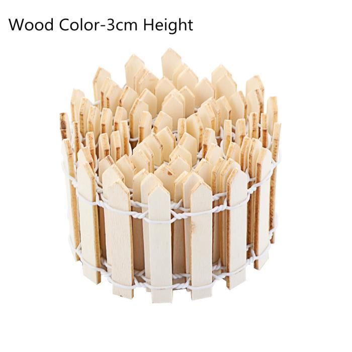 Clôture De Noël Miniature - 89 Centimètres Barrière En Bois Mini Pour