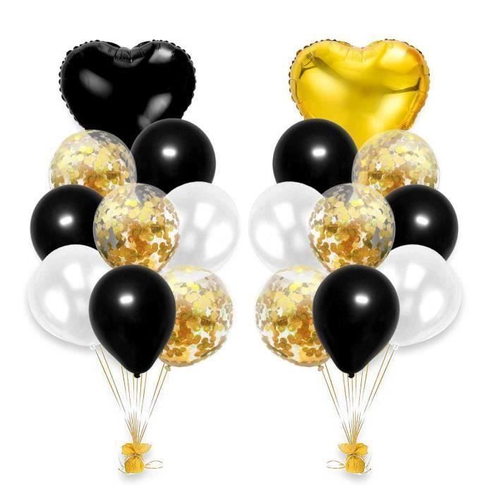 18pcs Ballons Confettis Pour Fete Anniversaire Decoration Noir Or Blanc Modele 23 Lijfk2679 Cdiscount Maison 18pcs Ballons Confettis Pour Fete Anniversaire Decoration Noir Or Blanc Modele 23 Lijfk2679 Cdiscount Maison