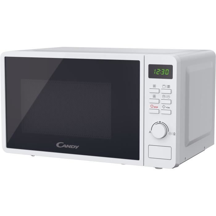 Micro-ondes Gril - CANDY CMGA20SDLWLI  Idea - 20L - MO : 700W - Gril : 800W - UI digitale - 5 niveaux de puissance - Blanc
