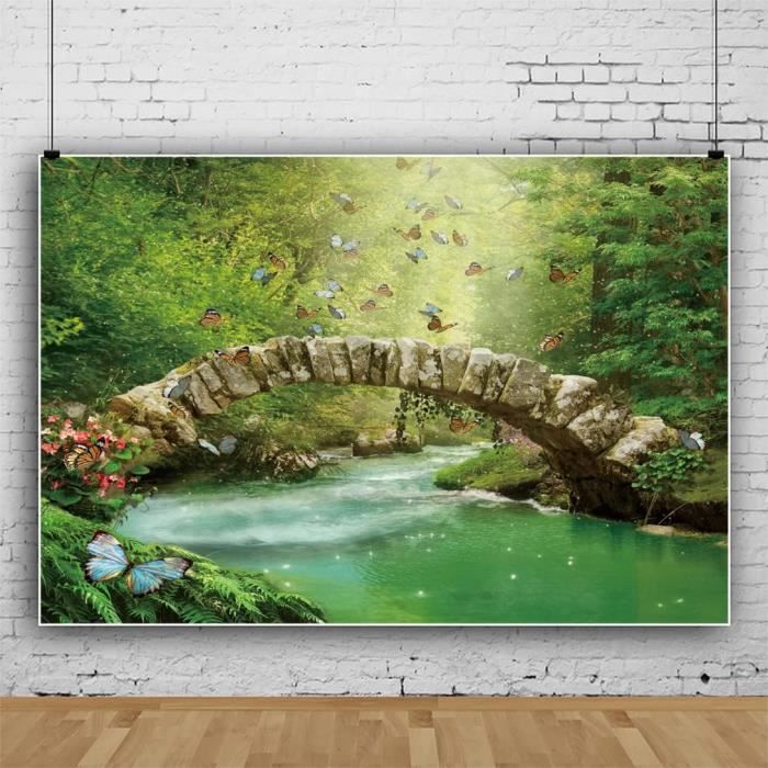 Renaiss 2.2x1.5m Dinosaure Toile de Fond Bande Dessinée Forêt Primordiale Dinosaure Thème Fête Fond Enfant Garçon Anniversaire Baby Shower Nouveau-Né Décorations Photographie Fond Photo Studio Props