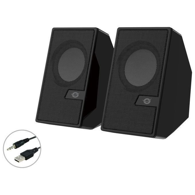 Haut-Parleur Conceptronic BJORN02B – 2 Voies, 6 W, Filaire & Sans Fil - vue 5