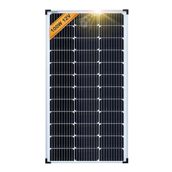 enjoy solar 1200100 Polycrystalline Solar Panel, 100 Watt, Ideal for Motorhome, Gazebos and Boat (Separate Pack), Single Pack, Black enjoy solar 1200100 Polycrystalline Solar Panel, 100 Watt, Ideal for Motorhome, Gazebos and Boat (Separate Pack), Single Pack, Black