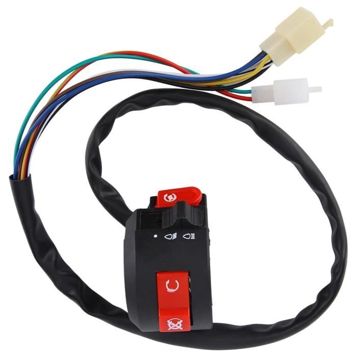 Pulsante Manubrio / Interruttore Manubrio Con 3 Pulsanti Per Manubri Da 22 Mm Craftride Switch Nero A514404 0 - Foto 6