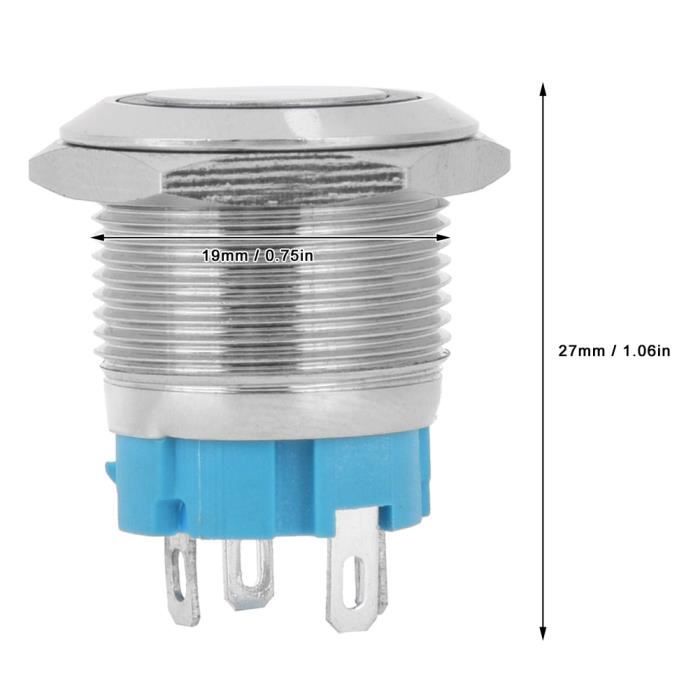 Disjoncteur 20A 12-48V DC - Interrupteur Reset Manuel, Pour Solaire, Voiture, Bateau, Camping-car