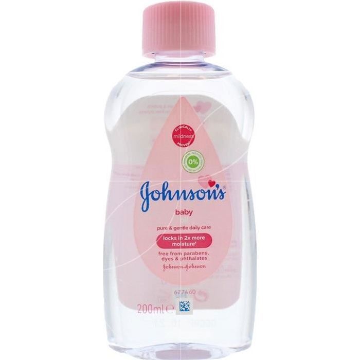 JOHNSONS Johnson's Huile pour b&eacute;b&eacute; 200 ml (Lot de 1)
