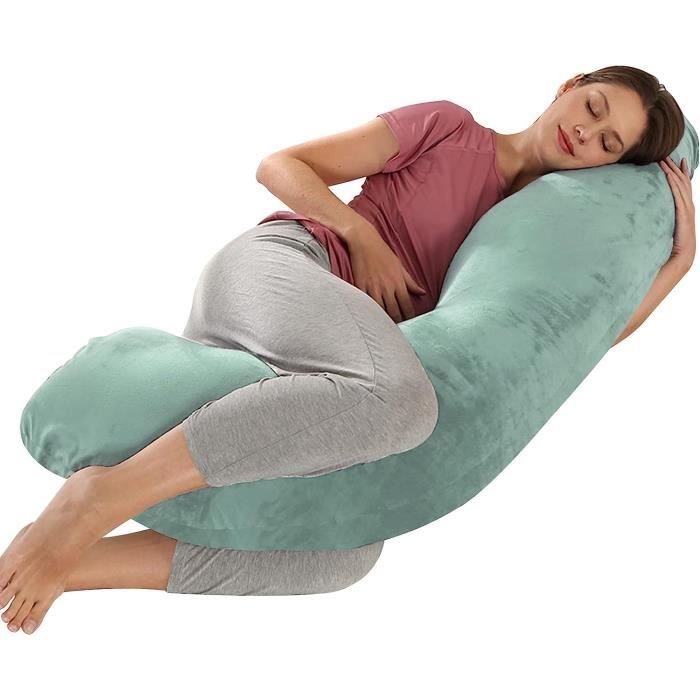 Coussin De Grossesse et d'allaitement Multifonctions Multirelax Éponge -  Déhoussable - Fabriqué en France - 78x44cm Gris - Cdiscount Puériculture &  Eveil bébé