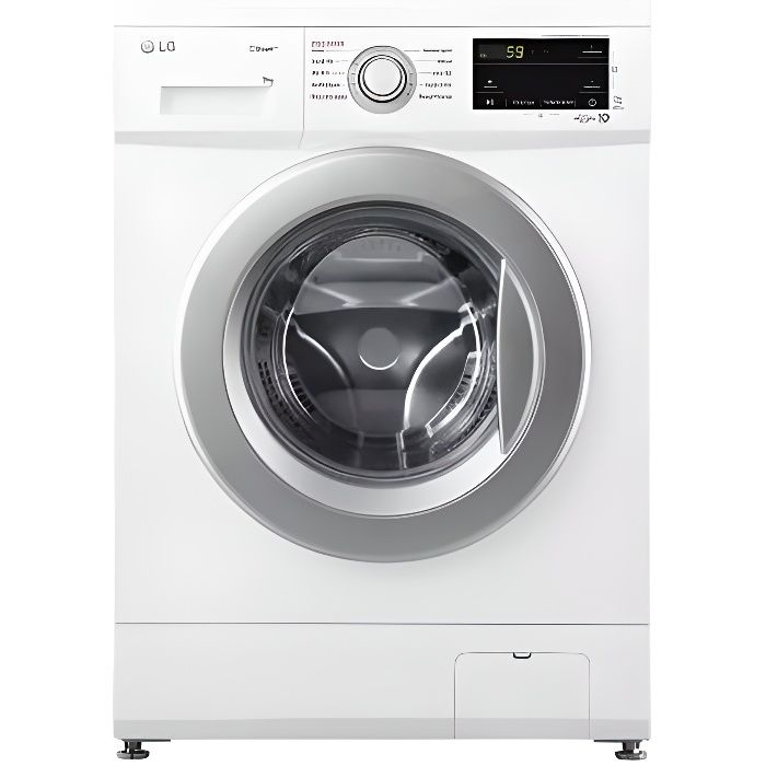 Lave linge frontal LG F94M21WHS 9kg 1400 trmin 6 Motion Direct Drive Steam Vapeur