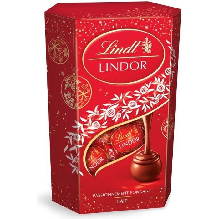 Cornet Lindor ** Rouge 200 Gr ** Chocolats Lindt — Sweet Center