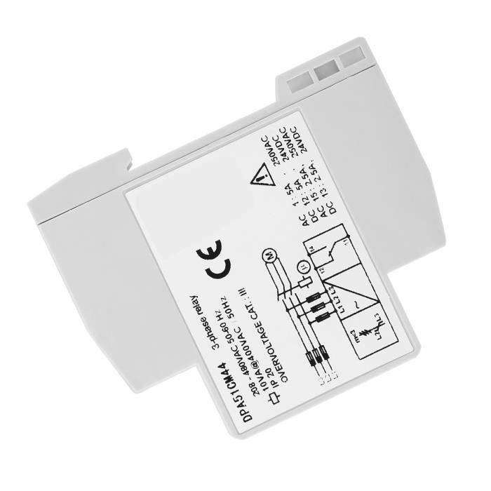 Relais de surveillance triphasé Carlo Gavazzi DPC01DM4840HZ Relais de surveillance triphasé Carlo Gavazzi DPC01DM4840HZ