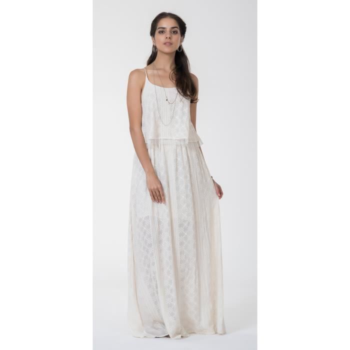 Revel Robe Femme Elegant Collection Blanc - Cdiscount Prêt-à-Porter