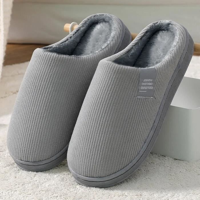 Pantoufles Peluche Manchot Drôles Et Chaudes Pour Adultes - Chaussons Confortables Et Doux Pour La Maison