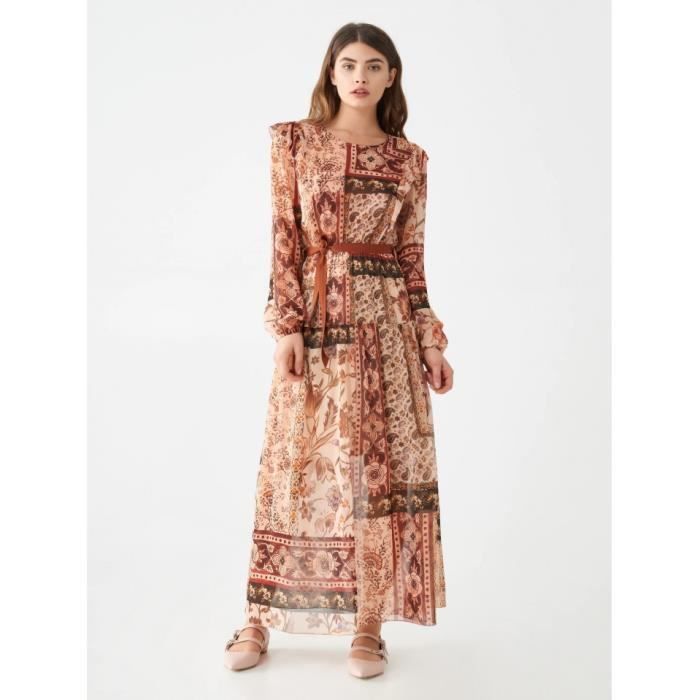 robe impression foulard