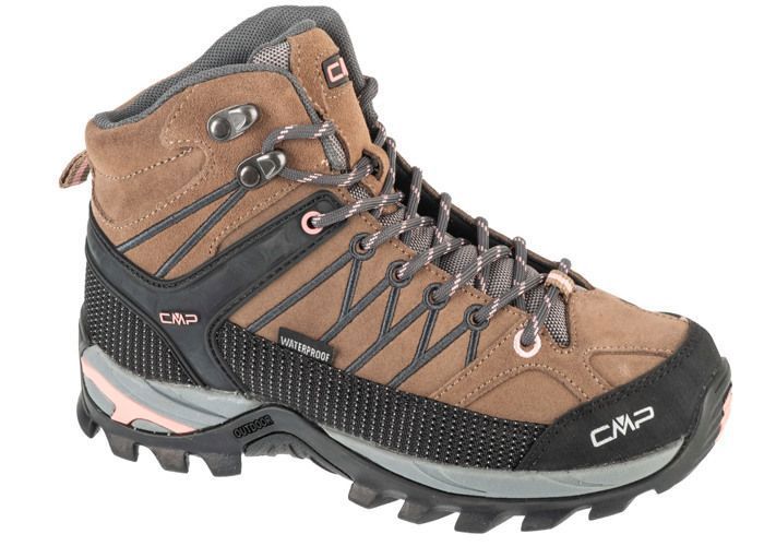 CMP Baskets CMP Rigel Mid Wmn WP - Marron - Femme - Lacets - Synthétique