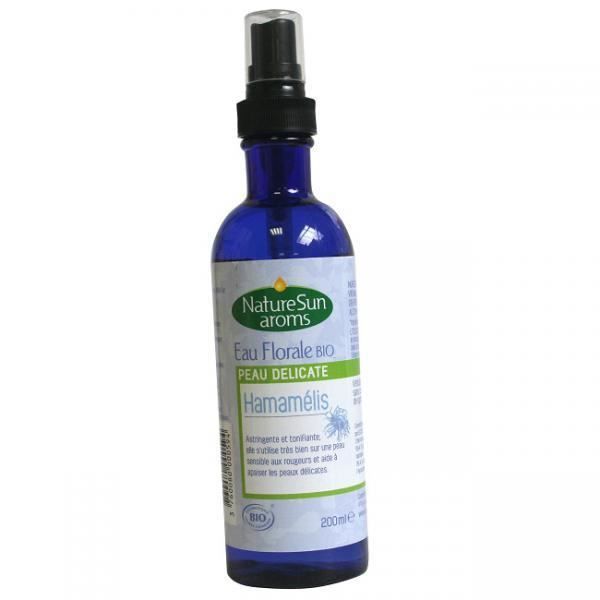 Eau florale d'Hamamélis 200ml - Certifiée bio main image 1